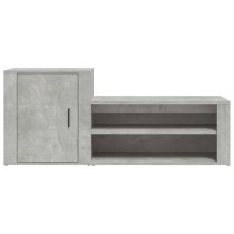 Barrington Hallway Shoe Storage Cabinet In Concrete Effect