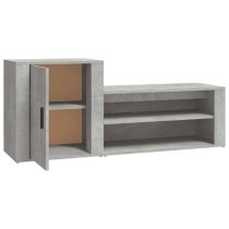 Barrington Hallway Shoe Storage Cabinet In Concrete Effect