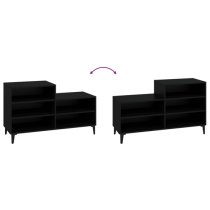 Lenoir Wooden Shoe Storage Rack With 5 Shelves In Black