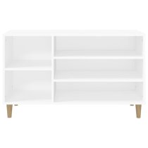 Monza Wooden Hallway Shoe Storage Rack In White