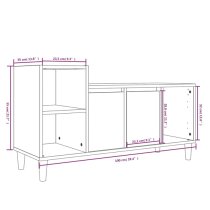 Novato Wooden TV Stand With 2 Doors In White