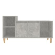 Novato Wooden TV Stand With 2 Doors In Concrete Effect