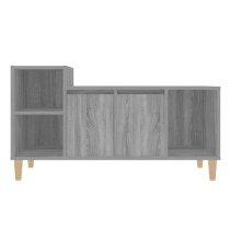 Novato Wooden TV Stand With 2 Doors In Grey Sonoma Oak