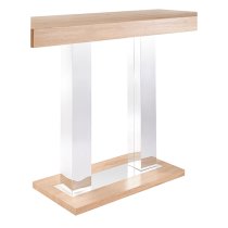 Caprice Wooden Bar Table Rectangular Large In Oak Effect