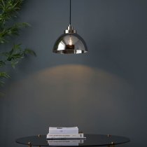 Chico 1 Light Ceiling Pendant Light In Bright Nickel