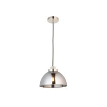 Chico 1 Light Ceiling Pendant Light In Bright Nickel