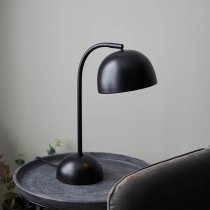 Burlington Domed Task Table Lamp In Matt Black