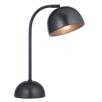 Burlington Domed Task Table Lamp In Matt Black