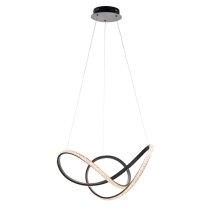 Ruston Ceiling Pendant Light In Textured Black