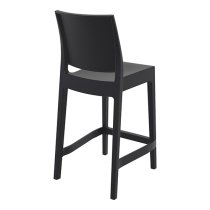 Mesa Black Polypropylene Bar Chairs In Pair