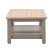 Elvira Wooden Coffee Table In Oak And Prairie