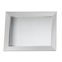 Bellport Rectangular Wall Mirror In Silver