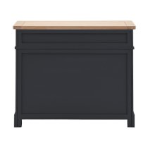 Elvira Wooden Sideboard With 2 Doors In Oak And Meteror