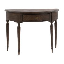 Madisen Wooden Console Table With 1 Drawer In Coffee