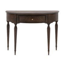 Madisen Wooden Console Table With 1 Drawer In Coffee