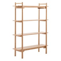 Burbank Wooden Open Shelving Unit In Oak