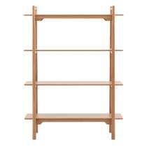 Burbank Wooden Open Shelving Unit In Oak