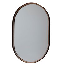 Garner Elipse Wall Mirror In Bronze