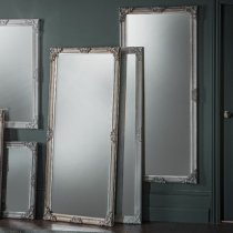 Ferndale Bevelled Leaner Floor Mirror In Antique White