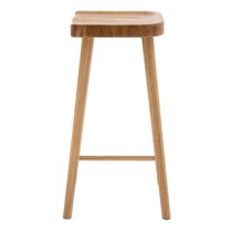 Tanta Wooden Bar Stool In Natural