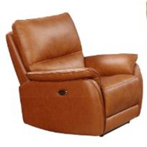 Essex Leather Electric Recliner Chair In Tan