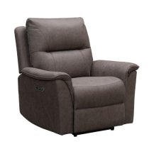 Keller Clean Fabric Manual Recliner Chair In Truffle