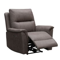 Keller Clean Fabric Manual Recliner Chair In Truffle