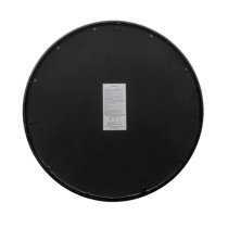 Raga Large Round Wall Mirror In Black And Gold Frame