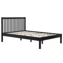 Novo Wooden Single Bed In Black