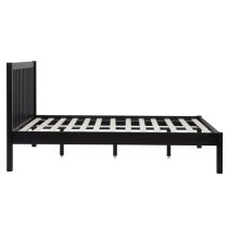 Novo Wooden Small Double Bed In Black