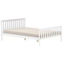 Oxfords Wooden Double Bed In White