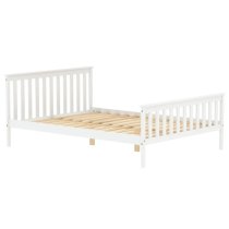 Oxfords Wooden Double Bed In White