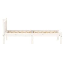 Ria Wooden Single Bed In White