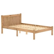 Ria Wooden Double Bed In Pine