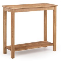 Calliope Wooden Console Table In Oak