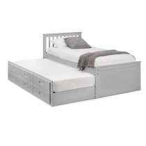 Macon Single Bed With Underbed And Drawers In Dove Grey