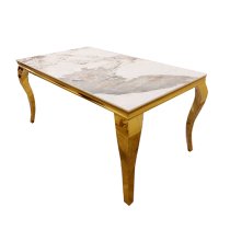 Laval Large Sintered Stone Top Dining Table In Pandora