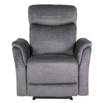 Maritime Electric Recliner Fabric 1 Seater Sofa In Graphite