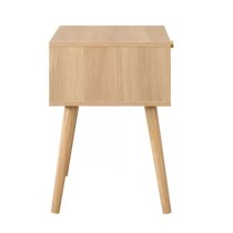 Coralie Wooden Bedside Cabinet With 1 Drawer In Oak