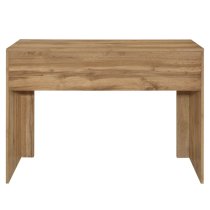 Canton Wooden Console Table With 2 Drawers In Oak