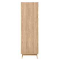 Coralie Wooden Wardrobe With 2 Doors And 1 Drawer In Oak