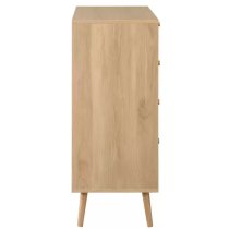 Coralie Wooden Chest Of 5 Drawers In Oak