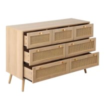 Coralie Wooden Chest Of 7 Drawers In Oak