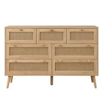 Coralie Wooden Chest Of 7 Drawers In Oak