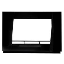 Elko High Gloss Entertainment Unit In Black With LED Lighting