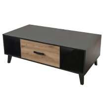 Aliso Wooden Coffee Table With 1 Drawer In Artisan Oak