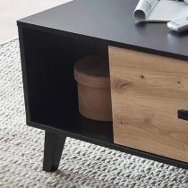 Aliso Wooden Coffee Table With 1 Drawer In Artisan Oak