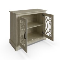 Arcata Wooden Sideboard With 2 Doors In Dusty Grey Oak