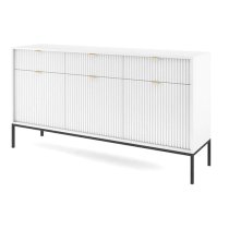 Napa Wooden Sideboard With 3 Doors 3 Drawers In Matt White