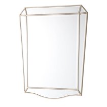 Parker Wall Mirror With Champagne Wooden Frame